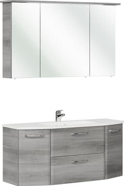 Saphir Quickset 328 Badmöbel-Set | Grau