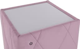 Home affaire Nachttisch Alfie | Rosa
