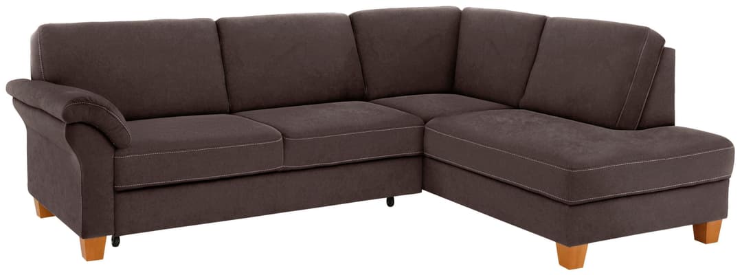 Home affaire Ecksofa Borkum L-Form | Braun