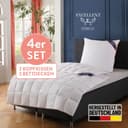 Excellent Daunenbettdecke + Federkissen Zürich | Weiß 3