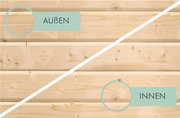 Karibu Verkaufshaus 1 | Holztöne