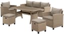 KONIFERA Gartenlounge-Set Amsterdam | Beige