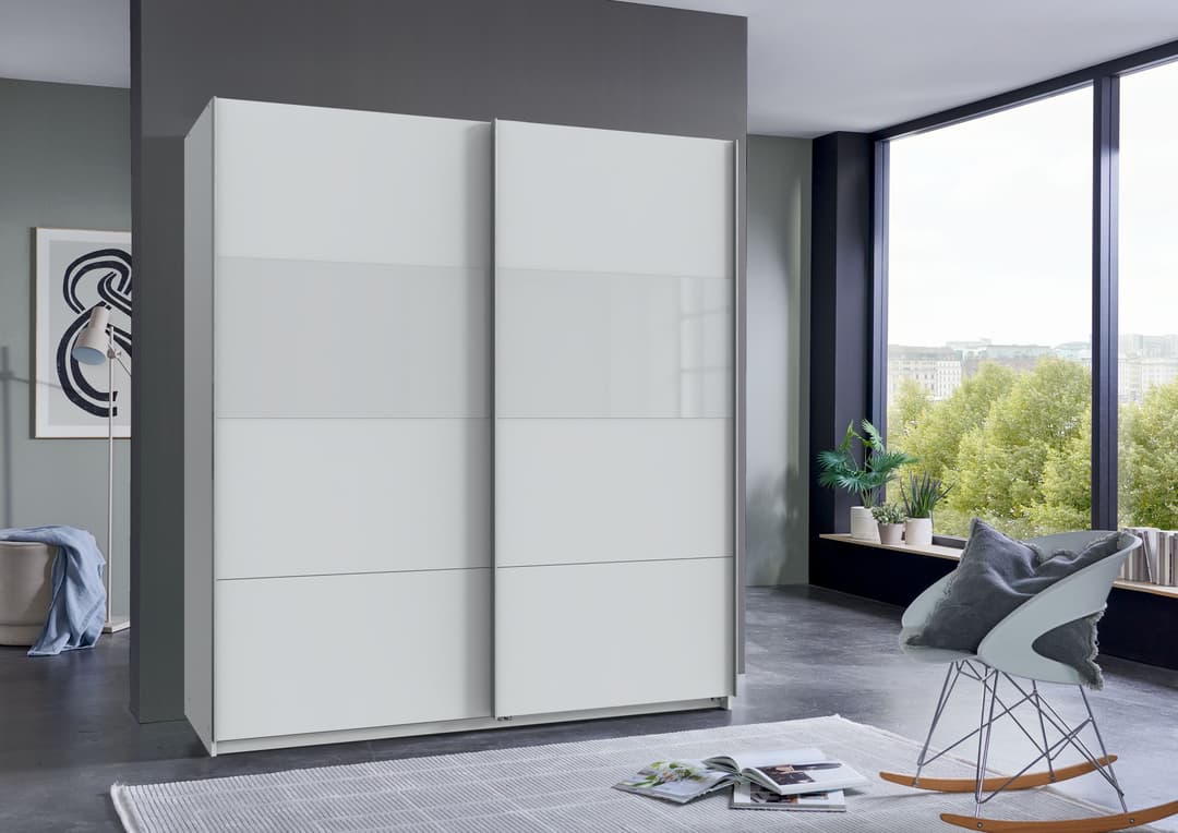 Wimex Schwebetürenschrank Bramfeld | Weiß