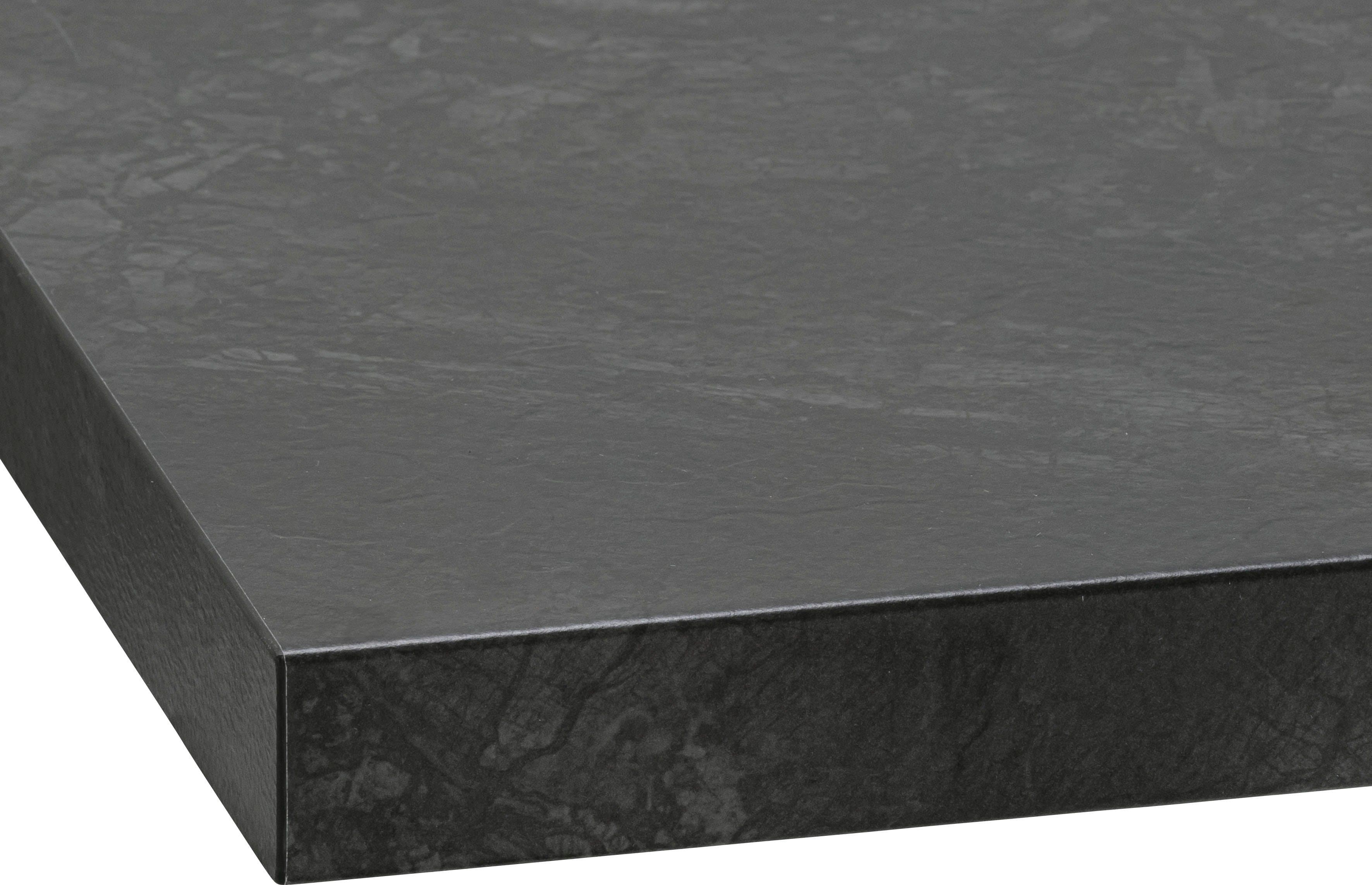 wiho Küchen Arbeitsplatte Flexi 38 | Schwarz