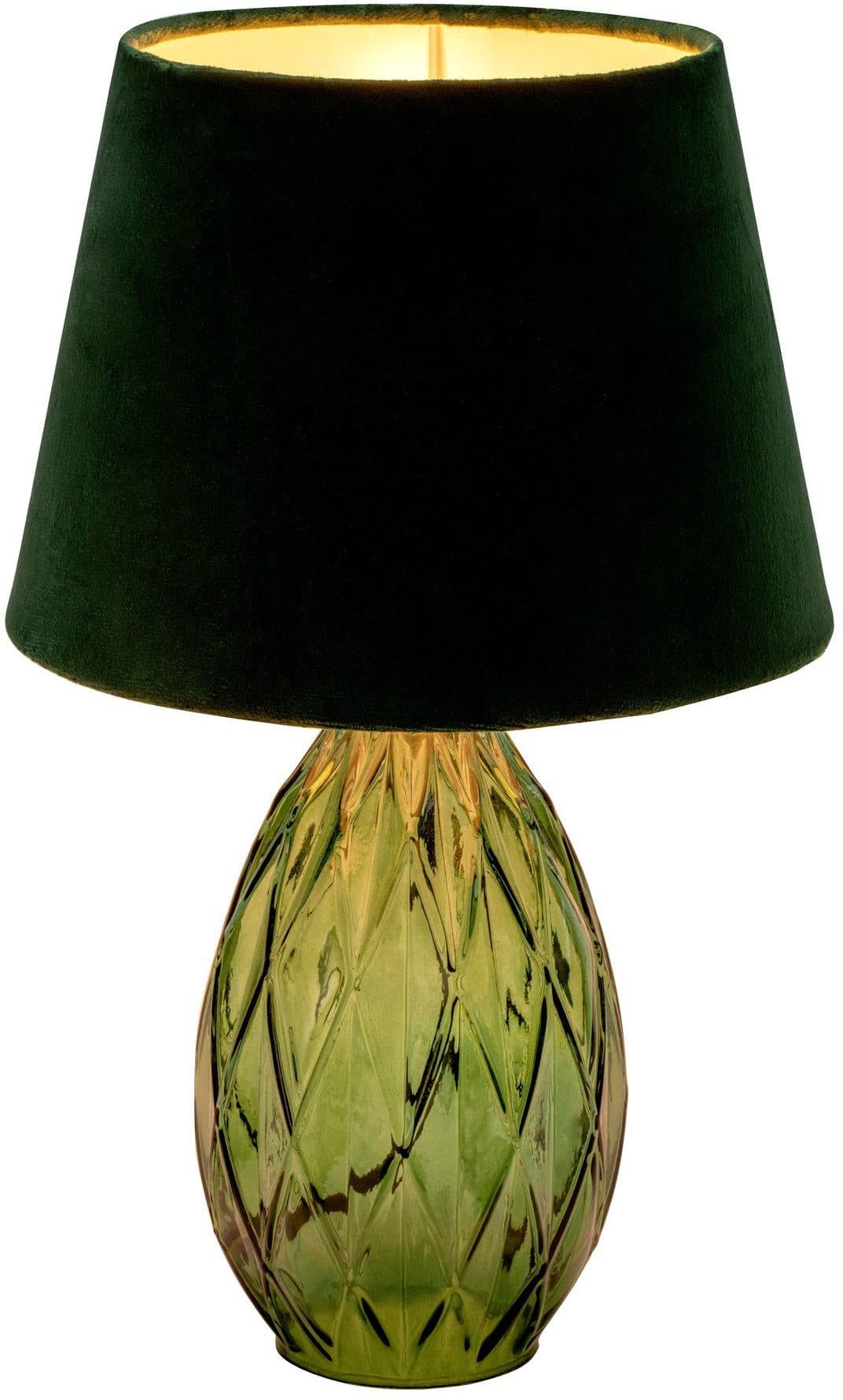 Pauleen Tischleuchte Crystal Velvet | Grün