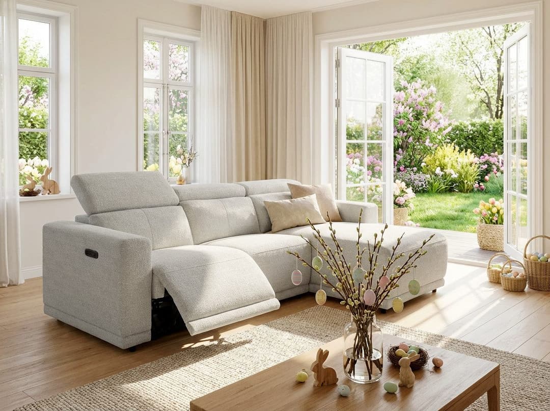 OTTO home Ecksofa LEOON L-Form | Beige