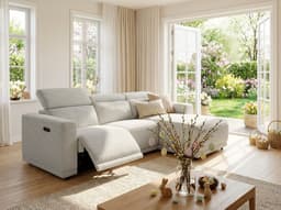 OTTO home Ecksofa LEOON L-Form | Beige