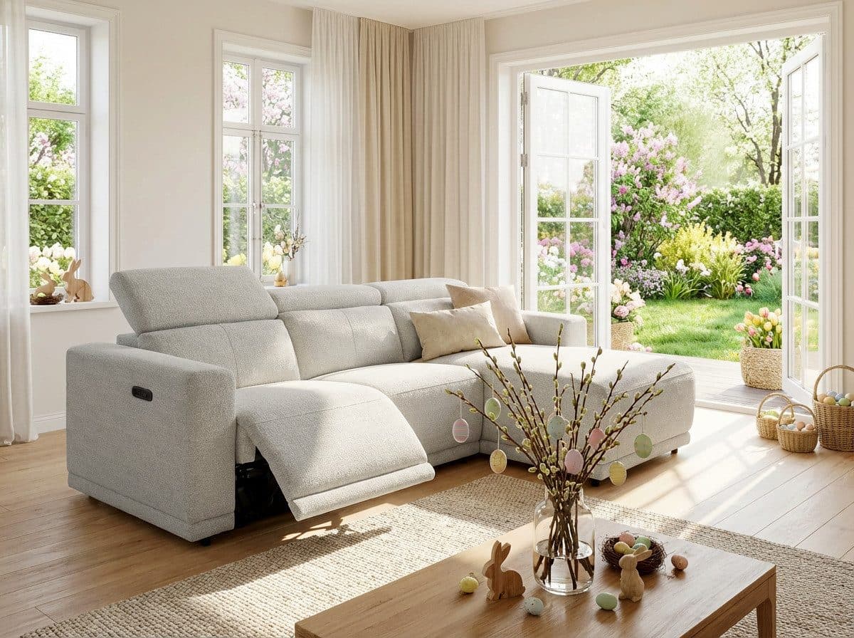 OTTO home Ecksofa LEOON L-Form | Beige