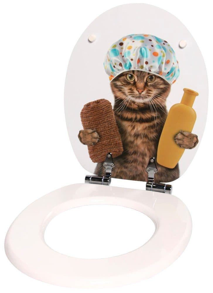 Sanilo WC-Sitz Shower Cat | Mehrfarbig