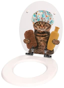 Sanilo WC-Sitz Shower Cat | Mehrfarbig