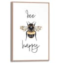 Reinders! Poster Bee Happy | Gelb
