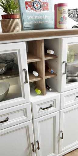Innostyle Highboard Jasmin | Weiß