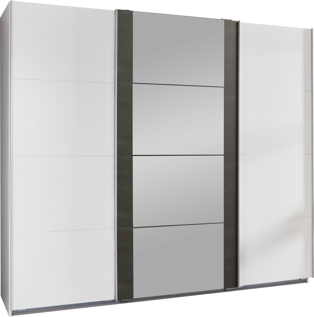 Wimex Schwebetürenschrank Bern | Weiß