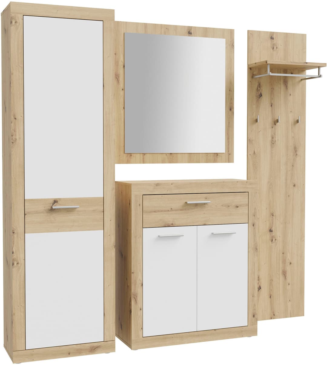 FORTE Garderobenschrank Baccio | Holztöne