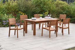 MERXX Garten-Essgruppe »Batavia« | Holztöne