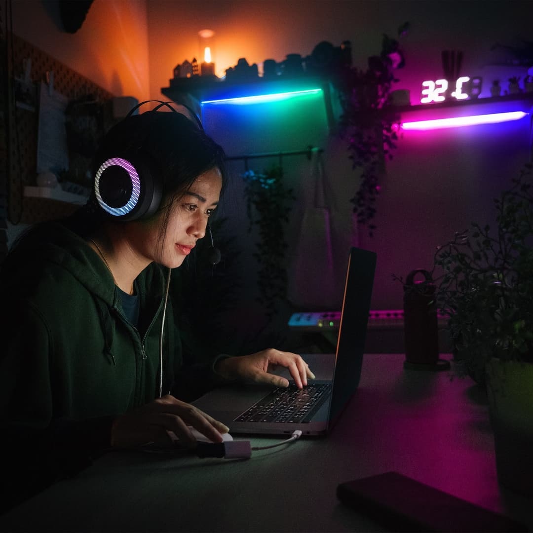 B.K.Licht LED Stripe Wifi RGBIC LED Strip | Weiß