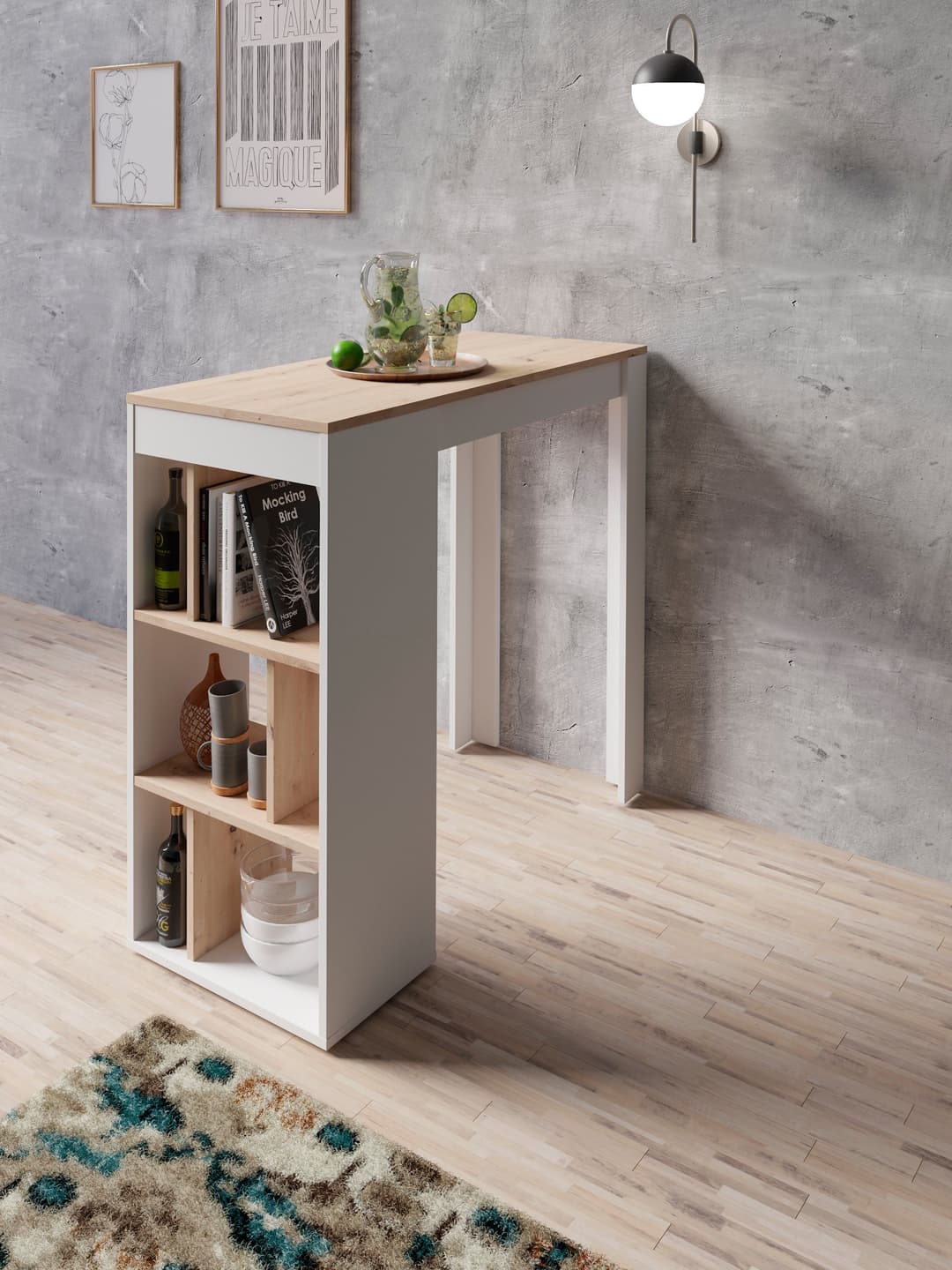 byLIVING Bartisch Moby | Holztöne