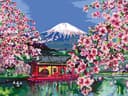 Ravensburger Malen nach Zahlen CreArt Japanese Cherry Blossom 3
