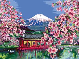 Ravensburger Malen nach Zahlen CreArt Japanese Cherry Blossom