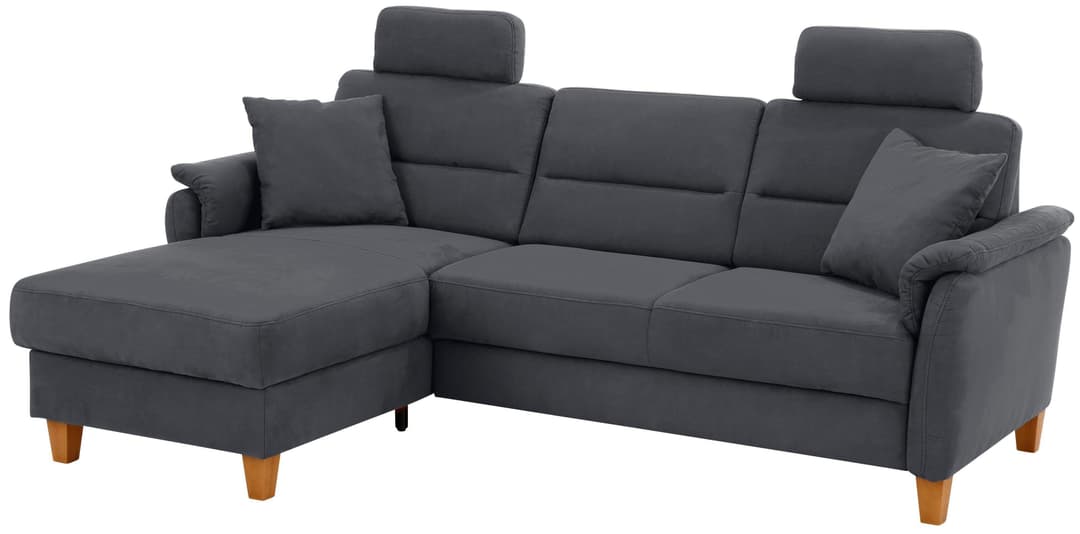Home affaire Ecksofa Palmera L-Form | Grau