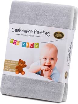 Kinderdecke Premium Cashmerefeeling | Grau