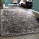 Paco Home Touch 100 Hochflor-Teppich | Grau 2