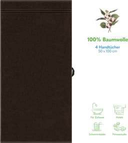 HAMMETEX Handtuch Set | Braun