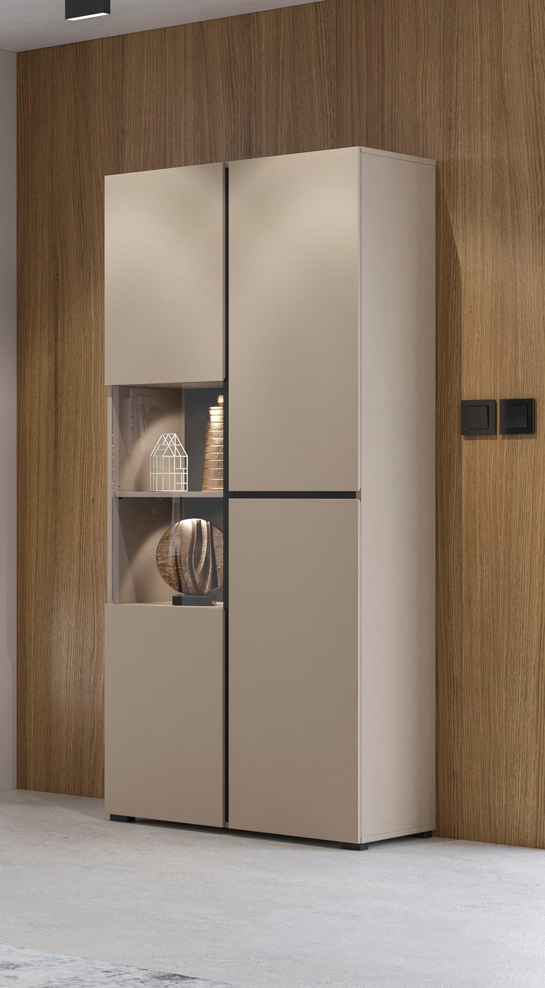 OTTO home Vitrine Cross | Braun