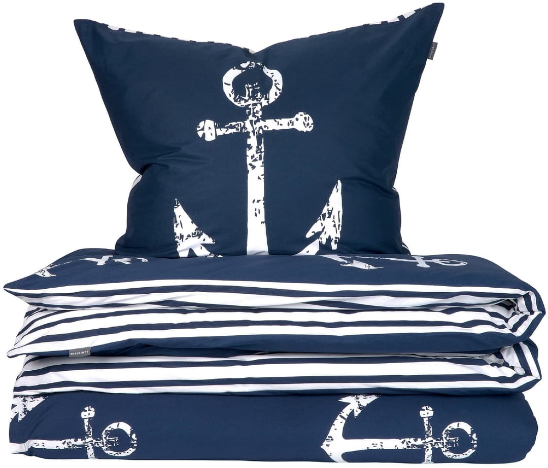 Schiesser Bettwäsche Marina | Blau