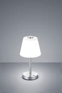 TRIO Leuchten LED Tischleuchte Emerald | Silber