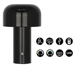 OTTO home LED Tischleuchte Ronno | Schwarz