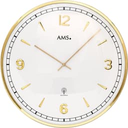 AMS Funkwanduhr F5609 | Grau