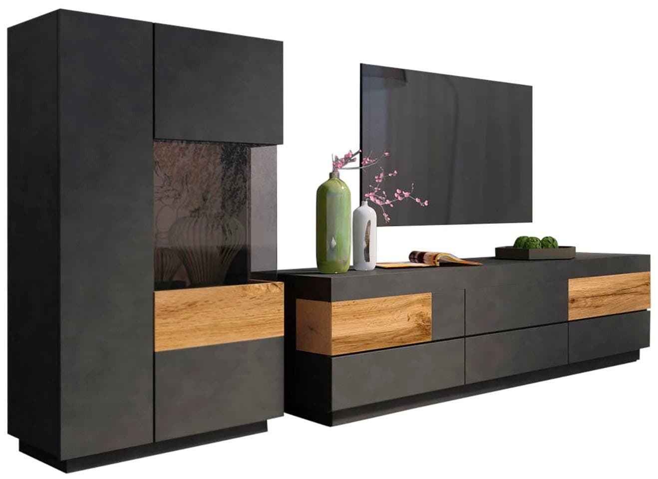 OTTO home Wohnwand Silke | Grau