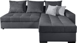 COLLECTION AB Ecksofa Josy L-Form | Grau