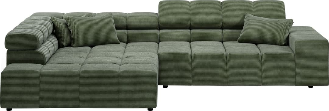 Home affaire Ecksofa Ancona | Grün
