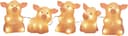 Konstsmide LED-Lichterkette Schweine | Pink 3
