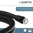 Schütte Brauseschlauch | Schwarz 2