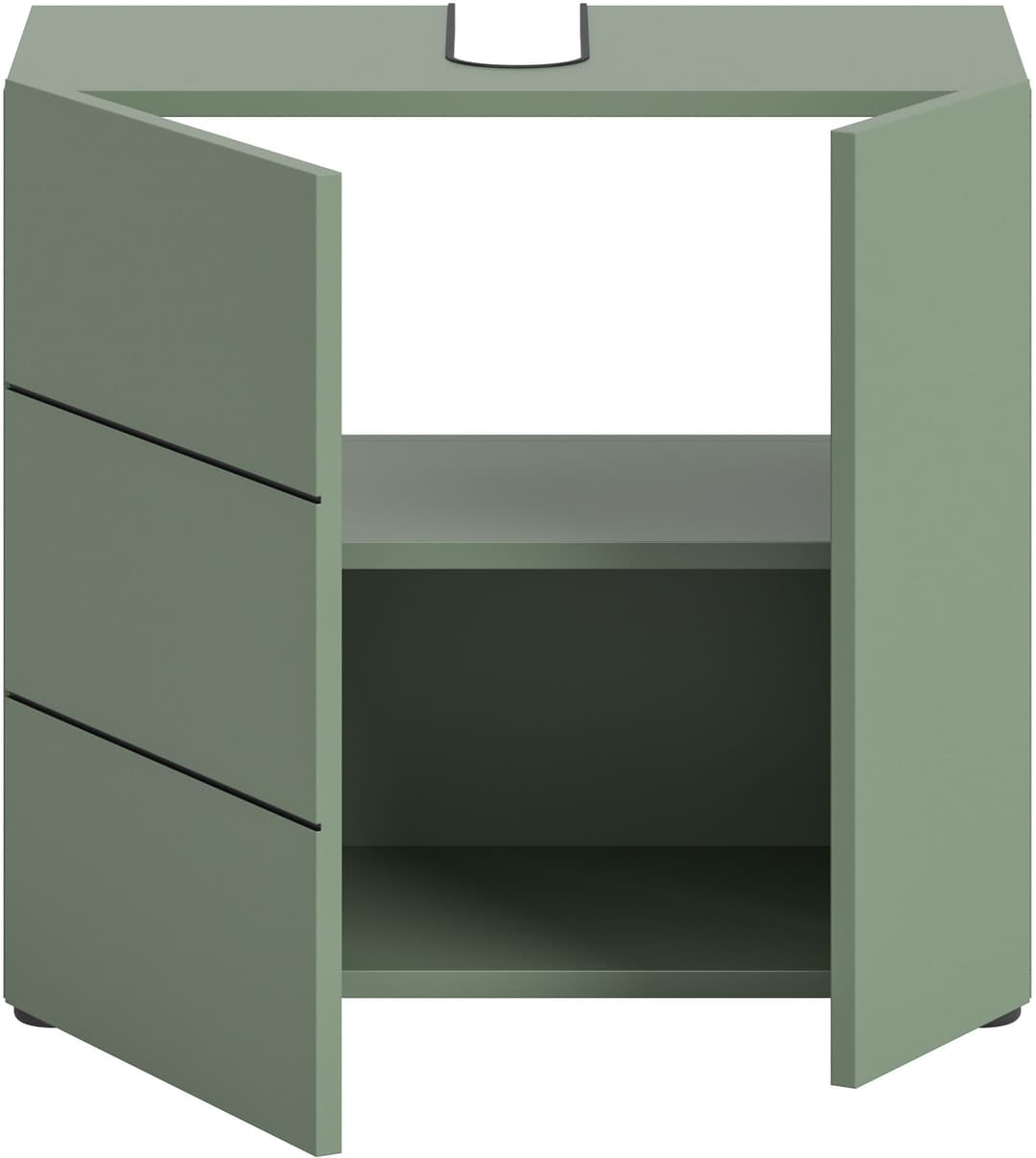 welltime Waschbeckenunterschrank BIEL | Grün