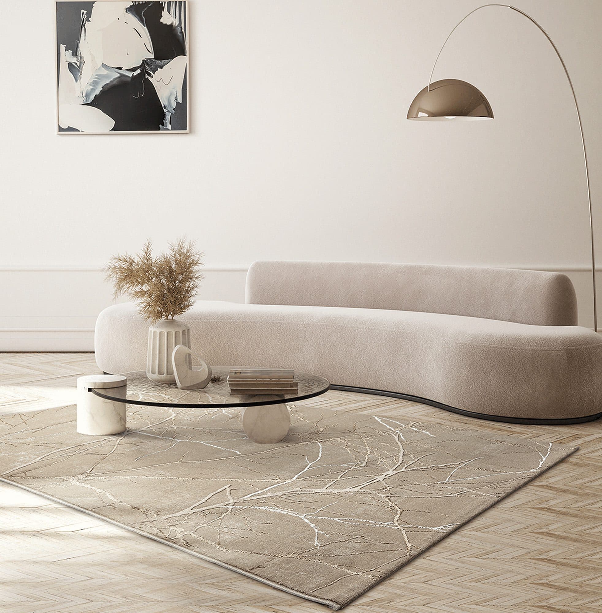 Teppich Mila | Beige
