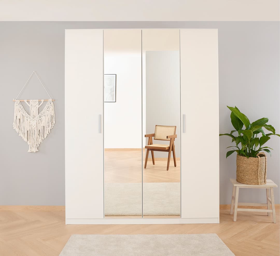rauch Koluna Drehtürenschrank | Weiß
