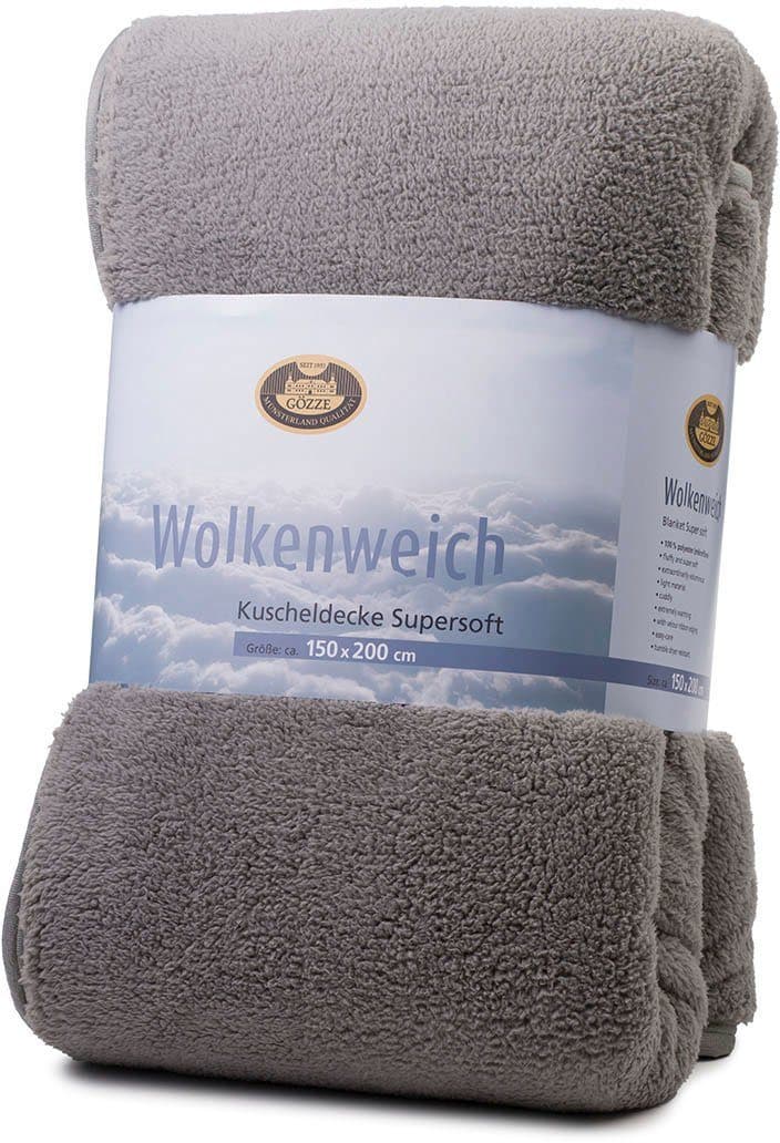 Wohndecke Decke Wolkenweich | Grau