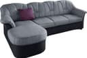 DOMO collection Ecksofa Flores Schlafsofa | Schwarz 2