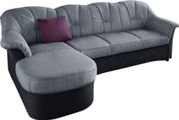 DOMO collection Ecksofa Flores Schlafsofa | Schwarz