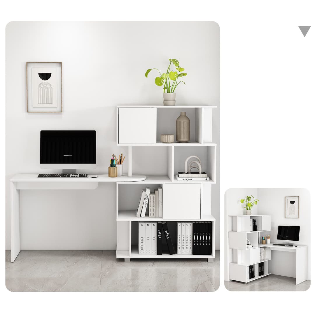 OTTO home Schreibtisch Inovo | Weiß