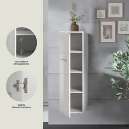 welltime Stauraumschrank Florenz | Weiß