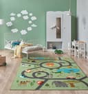 the carpet Teppich Happy Life | Grün