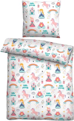 Biberna Bettwäsche kleine Prinzessin | Mehrfarbig