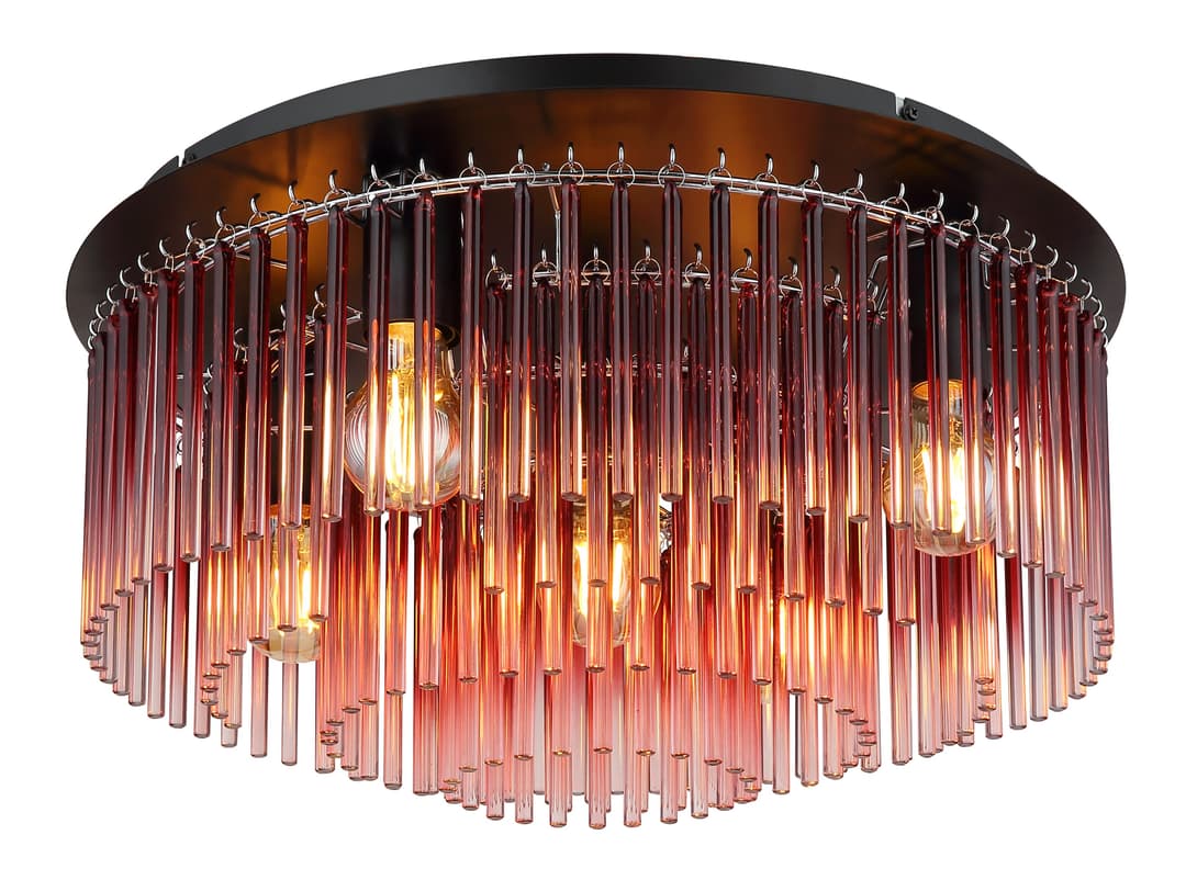 GLOBO LIGHTING Deckenleuchte GORLEY | Rot