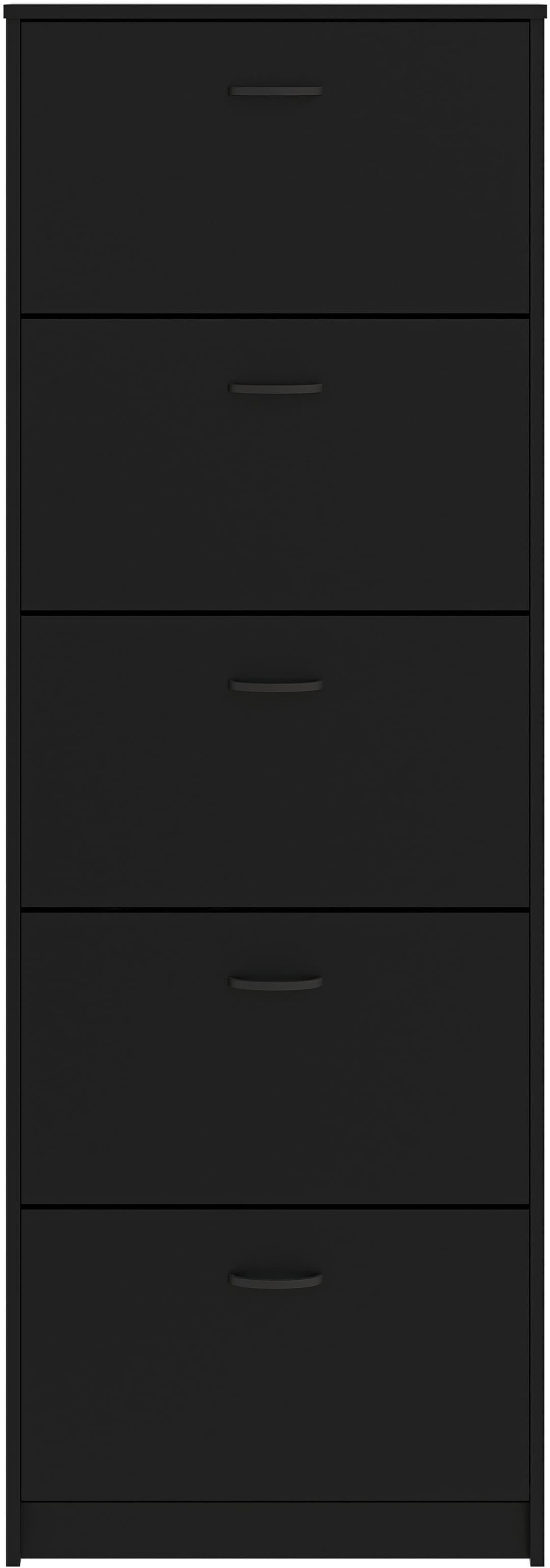 FMD Schuhschrank Step 5 | Schwarz