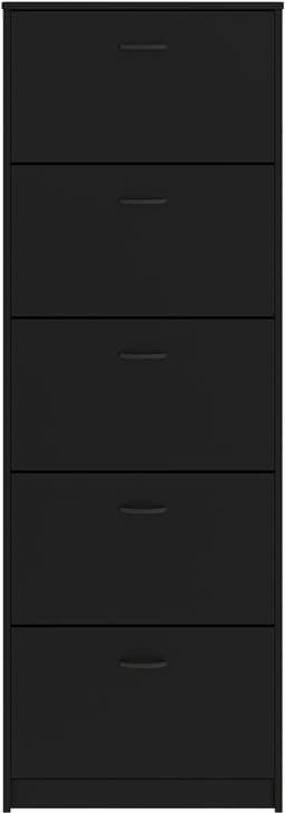 FMD Schuhschrank Step 5 | Schwarz